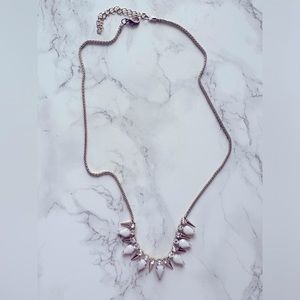 Necklace with adjustable length.Gold tone.